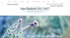 Desktop Screenshot of juliegladnick.com